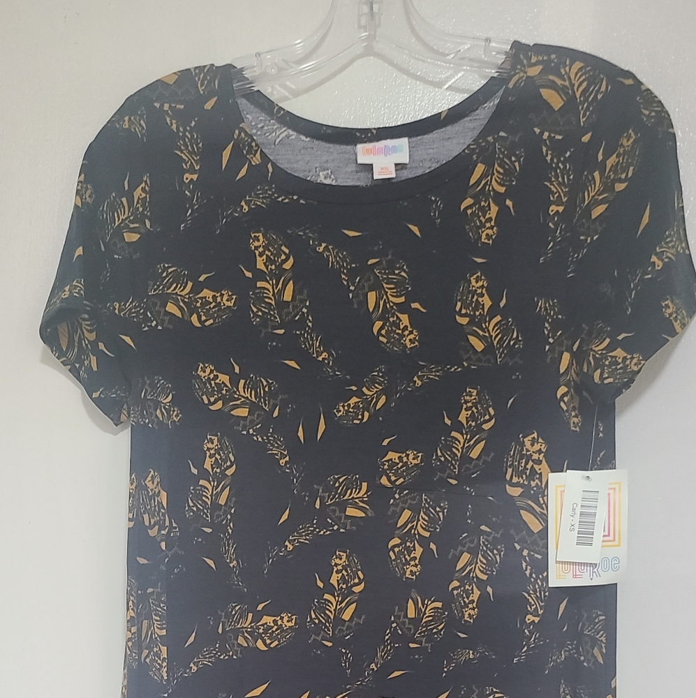 Blue/Gold XS Lularoe Carly Dress